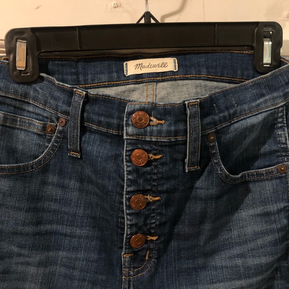 MADEWELL 10” high riser skinny button up - Picture 6 of 8